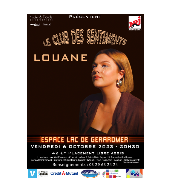 Concert Louane à Frejus - jeudi 28 septembre 2023